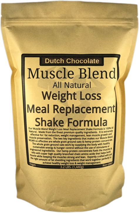 This way, you're feeding your body all the nutrients it needs to keep you moving throughout your day. Muscle Blend Weight Loss Meal Replacement Shake Formula ...