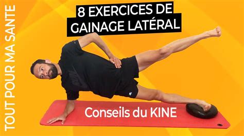 Gainage Latéral 8 Exercices Statiques Et Dynamiques Youtube