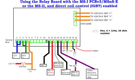 Megasquirt Relay Board Wiring Diagram One Logic