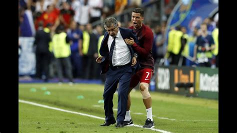 Cristiano ronaldo dos santos aveiro goih comm (portuguese pronunciation: Cristiano Ronaldo crazy celebration after portugal win ...
