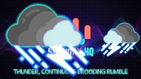 Thunder Continuous Brooding Rumble Sound Effect Weather Youtube