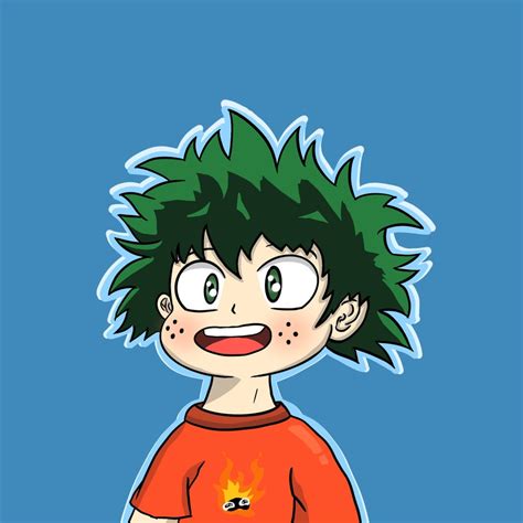 Young Deku Drawing By Me Myheroacadamia