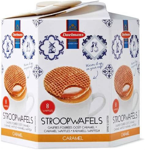 Daelmans Stroopwafels Caramel Stroopwaffles 230 Gram Per Hexa Box