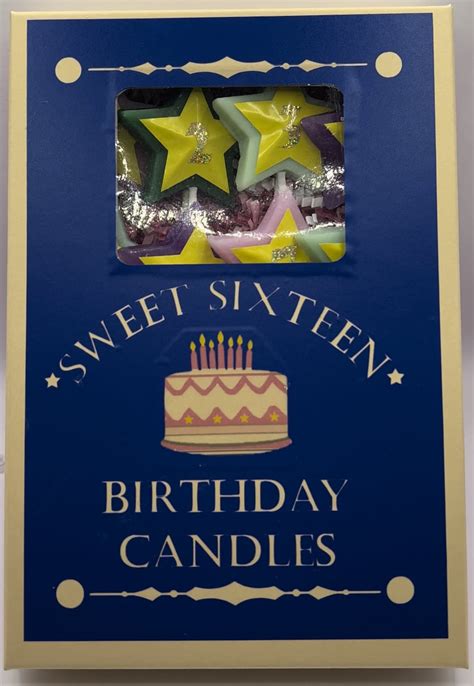 Sweet 16 Wishes Candle Box Etsy