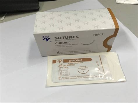 Chromic Catgut Sutureabsorbable Suture Huaiyin Medical Instruments
