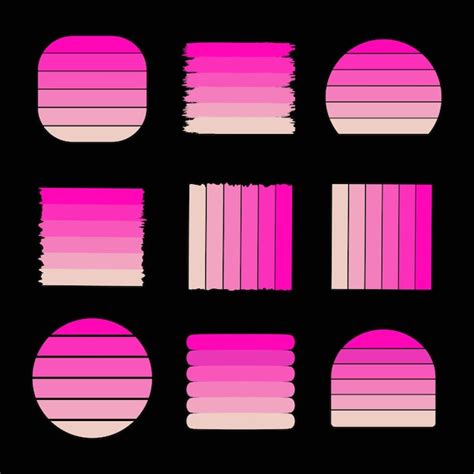set di palette di colori mamma per la festa della mamma schemi di colori per le sfumature rosa