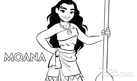 Youll Love These Printable Moana Coloring Pages D23