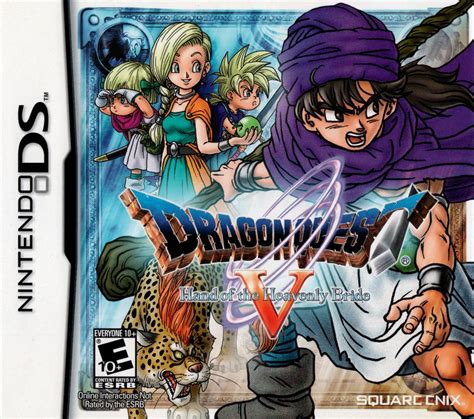 Dragon Quest V Hand Of The Heavenly Bride 2008 Nintendo Ds Box Cover Art Mobygames