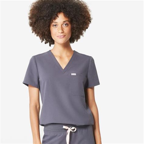 Charcoal Scrubs Nurse Outfit Scrubs Medical Outfit
