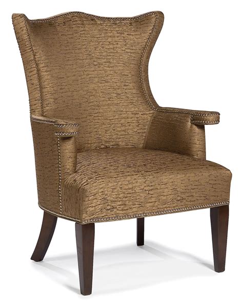 Fairfield Chairs Stationary Lounge Chair With Flared Back Shape And Nailhead Trim Jacksonville