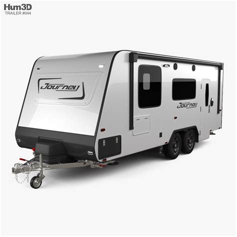 Jayco Journey Caravan Car Trailer 2021 3d Model Vehicles On Hum3d