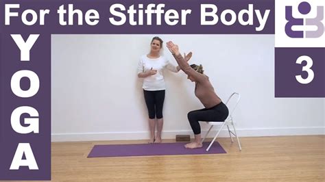 Activate the muscles that help you find length up through the spine for better posture and energy flow. Yoga for the Stiffer Body. Set 3. Utkatasana, Chair Pose ...