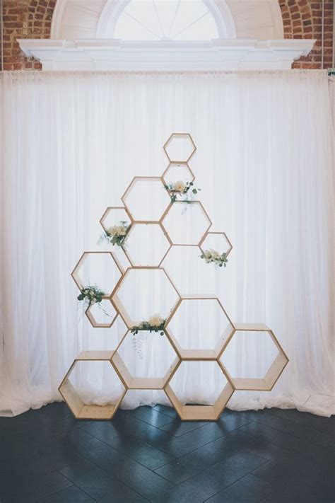 15 Geometric Wedding Backdrop Ideas For Modern Weddings Oh Best Day
