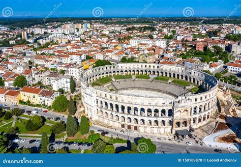 The Pula Arena In Croatia Stock Photo Image Of Arch 150169878