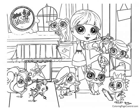 20+ Free Printable Littlest Pet Shop Coloring Pages