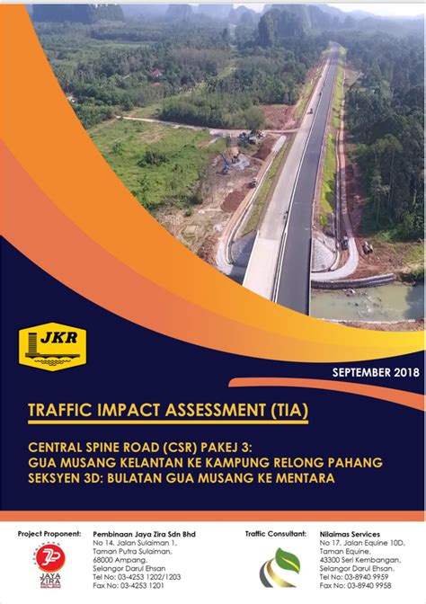 Central spine road in peninsular malaysia. NILAIMAS SERVICES (TIA, TMP, EIA, ESCP, SIA CONSULTANT ...