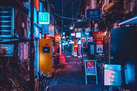 Neon Alley Wallpapers - Top Free Neon Alley Backgrounds - WallpaperAccess