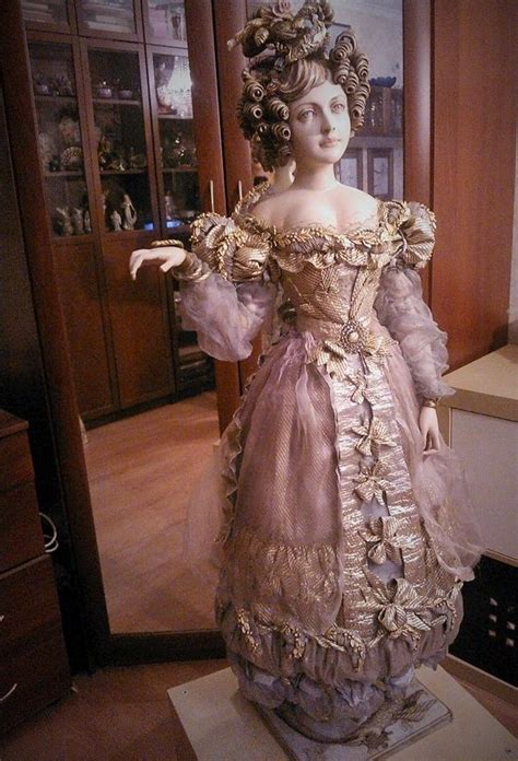 Yulia Sochilina Art Dolls Wooden Dolls Victorian Dress