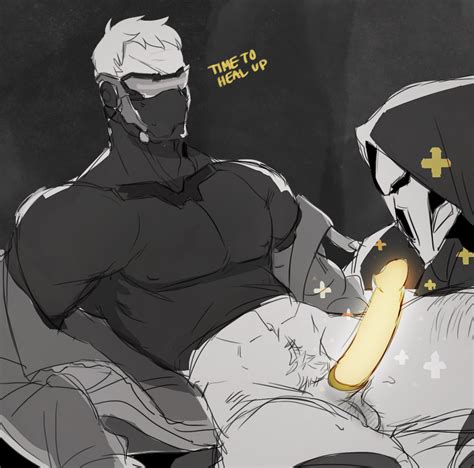 Rule 34 Condom Gay Male Male Only Overwatch Penis Reaper Soldier 76