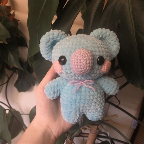 Koya The Koala Bt21 Crochet Etsy