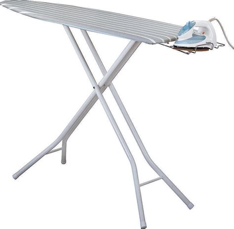 Household Essentials Llc Deluxe Ironing Board With Attached Iron Rest