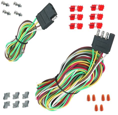 ft   trailer wiring connection harness set rv boat car  uncle wieners wholesale