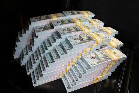 Full Print 100000 Realistic Prop Money New Dollar Bills Cash Fake