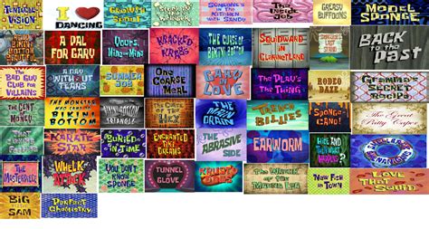 Spongebob Season 7 Scorecard Blank By Spongey444 On Deviantart