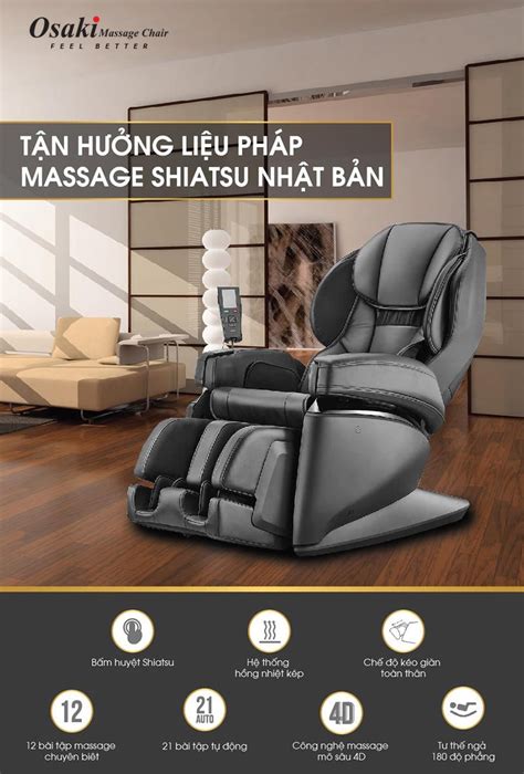 ghế massage nhật bản osaki jp premium 4s japan