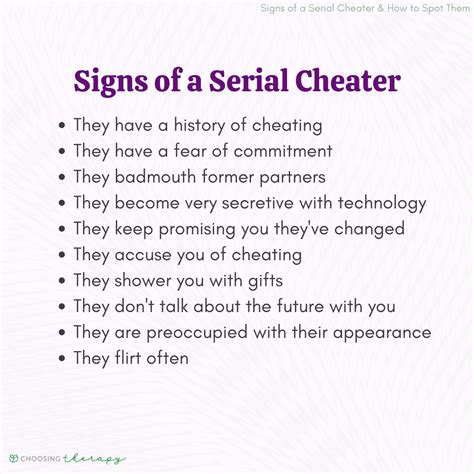 20 Signs Of A Serial Cheater And How To Spot Them