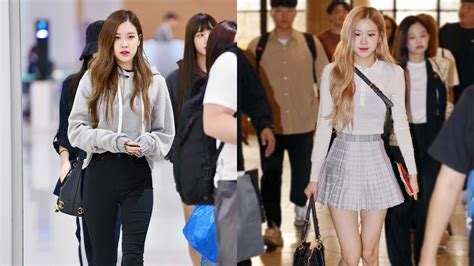 blackpink member rose s fashion and her best airport looks allkpop