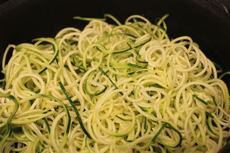 It is a win all around! Lemon Almond Pesto with Zucchini Noodles