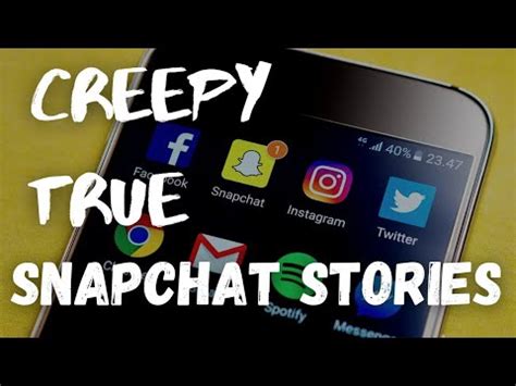 Creepy True Snapchat Horror Stories Rain Ambience Lukjanovart
