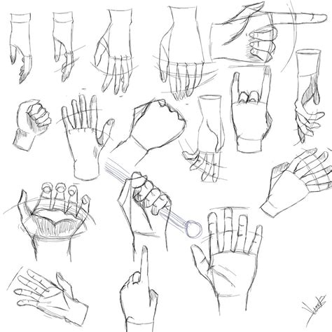 Anime Hands Drawing
