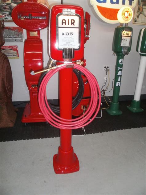 Eco Tireflator Model 98w Air And Water Vintage Gas Pumps Old Gas