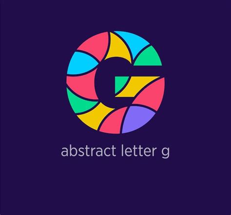 Premium Vector Modern Abstract Letter G Logo Icon Unique Mosaic