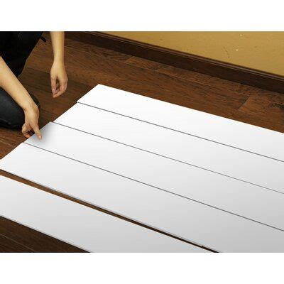 Keep it angled away from the wall so it doesn't stick until you're ready! Novogratz True Shiplap 7.44" x 46.5" Peel and Stick Vinyl ...