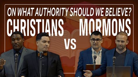 Great Debate Christian Vs Mormon On The Bible Youtube
