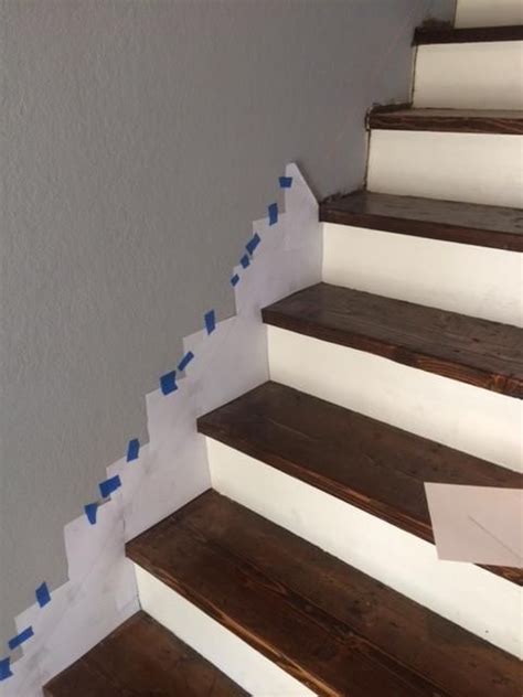 How To Make A Skirt Board For Preexisting Stairs Diy Stairs