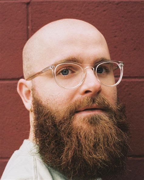 Pin By Lee Fenwick On Beard And Moustache Bald With Beard Bald Men