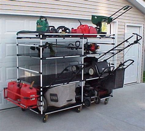 Has been added to your cart. 0garage-lawn-equipment-rack | PlaSteel - A Plastic ...