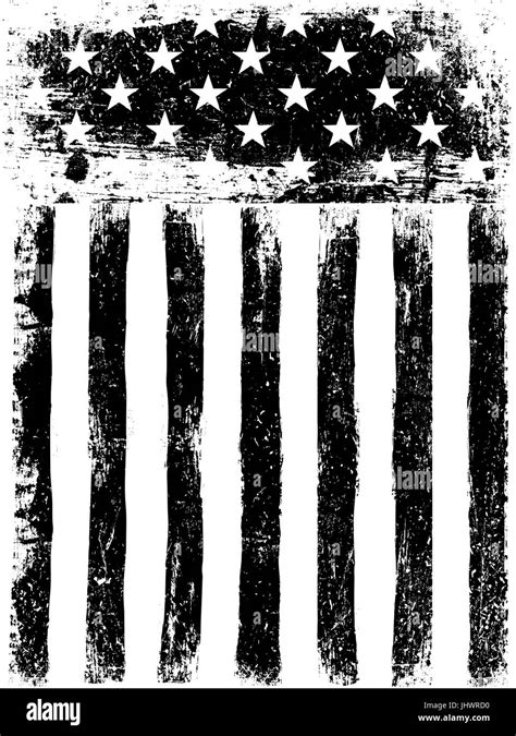 American Flag With Vertical Stripes