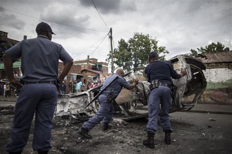 South Africa Anti Immigrant Violence Foreign Owned Shops Cars Torched