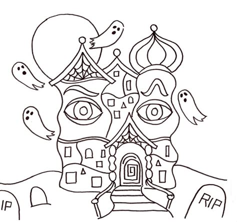 Hundertwasser malvorlagen schon 40 hundertwasser. Halloween Art Lesson - Draw a Haunted House | Hundertwasser, Kunststunden, Farben kunstunterricht