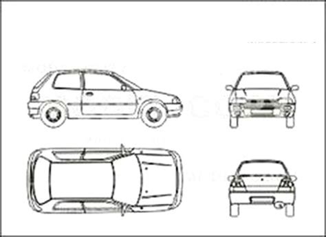 Daihatsu Charade Tx D Drawing Blueprints Model