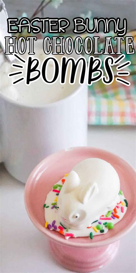 Easter Bunny Hot Chocolate Bombs • Midgetmomma