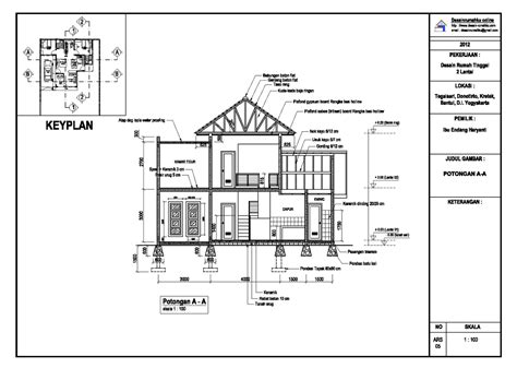 Gambar Denah Arsitektur Homecare24