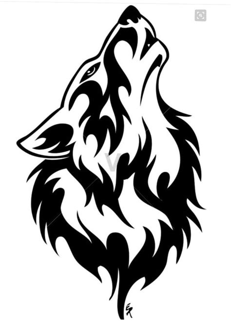 Pin By Mythrana On Tribali Swirl Stencil Tribal Wolf Tattoo