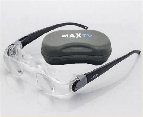 Maxtv Binocular Magnifier Tv Screen Glasses Magnifying Glass For Low