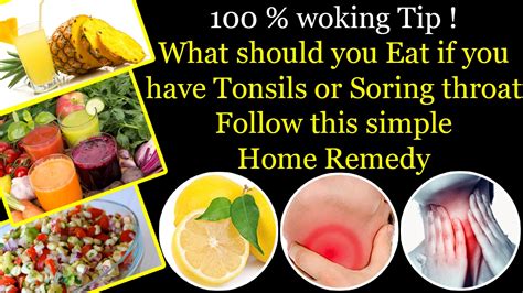 What To Eat If Have Tonsils Or Sore Throat Diet Should Take If Have Tonsillitis Healthy Diet